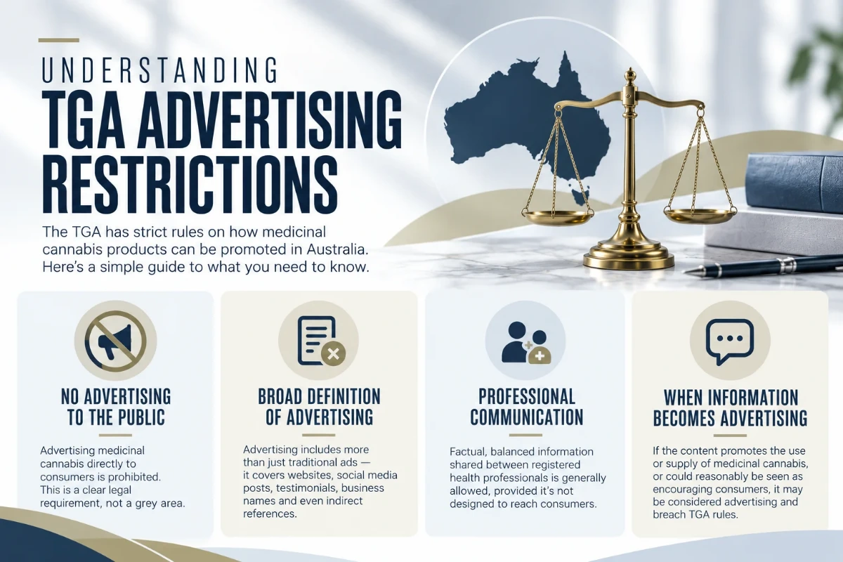TGA advertising restrictions